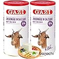 Gazi Premium Goat Milk Cheese 50% (Keci Peyniri) - Authentic Turkish Cheese (1500g, Pack of 2)