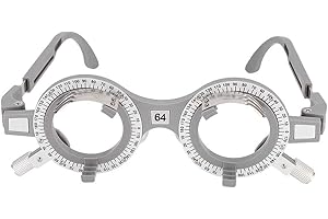 LADIESHOW Montatura Per Optometria, Montatura Per Lenti, Occhiali Optometria, Montatura Di Prova Per Ottici, Scuole E Oftalmologia Aziendale Per Test Visivi Con Montatura Per Lenti Ottiche Di Prova Da 64 Mm