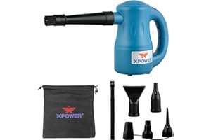 XPOWER A-2 Multi Electric Computer Duster Dryer Air Pump Air Spray Blower Vacuums (Blue)