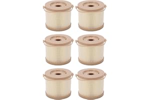 KIMISS Racor 500Fg Filtre Filtre À Carburant Séparateur D'Eau Abs 6 Pcs Filtre À Carburant Séparateur D'Eau Huile Filtre À Eau Kit De Remplacement Pour Racor 2010Pm-Or 500Fg