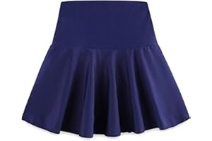 KIDDLETOWN Gonna da Tennis per Ragazze con Pantaloncino e Tasca Gonne da Corsa Gonna da Golf Sportiva per Ragazze 8-18 Anni