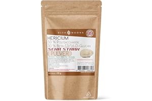 ‎TIME HEALTH Hericium erinaceus ‎(Lions mane) Sehr stark 50% Polysaccharide/30% Beta-1,3/1,6-D-Glucan (100 g Pulver) (100 g (1er Pack))