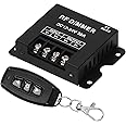 WNSC LED Dimmer, Remote Control Dimmer, Button Control DC 12-24V Large Power 3 Keys Professional for MR16 LED Spotlights LED Recessed Lights LED Strip Lights