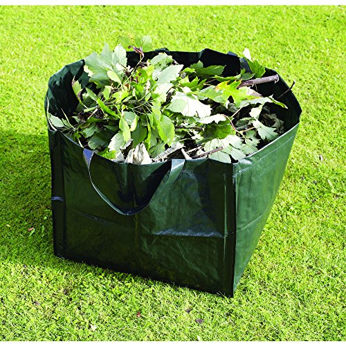 Gartenabfälle Bags Premium- und 3 wiederverwendbare Beutel mit Griffen, 272 Liter Fassungsvermögen Pro Tasche, strapazierfähig & Wasserfest Müll Säcke Best für Gras, Blätter, Bäume, Pflanzen, Blumen, Weed, Hecken und Büsche - 5
