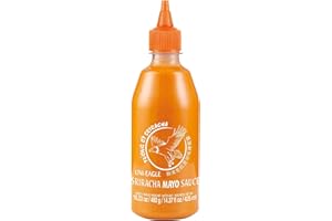 ‎UNI-EAGLE Uni-Eagle Chili Sauce Sriracha Mayo – würzig scharfe Mayocreme mit leckeren Chilies – 1 x 460 g