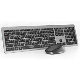 seenda COE300 Teclado y Raton Inalámbrico Bluetooth, Doble BT y USB 2.4G