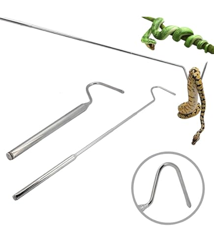 Gancio Cattura Serpenti Telescopico In Acciaio Inox - Estensibile Fino A 100 Cm, Per Rettili, Caccia, Maneggevole - Foto 5
