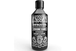 Dirtbusters Jewellery Cleaning Solution Fluid For Ultrasonic Machine Cleaner, Use Liquid To Clean Gold, Silver, Watches, Diamonds & Jewels (500ml)