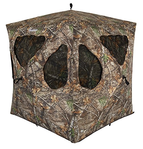 Ameristep Silent Brickhouse Sol Store, Mixte Adulte, Silent Brickhouse Ground Blind, Realtree Edge Frame
