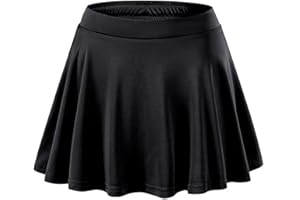 YUUMIN Sport Rock Mit Shorts Kinder Mädchen Tennis Golf Skort Plissierte Tennisrock mit Hose Sommerrock Minirock Sportrock Workout Running kurz