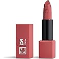 3INA MAKEUP - The Lipstick 254- Dark Pink Nude Lipstick with Vitamin E & Shea Butter to Nourish the Lips - Long Lasting Lip Colour with Matte Finish and Creamy Texture - Vegan - Cruelty Free