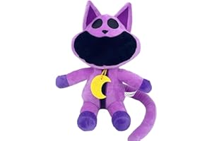 POBEC The Smiling Critters Plush toys, 2024 New Smiling Critters Plush,Smiling Critters Plushies Toy, Cute CatNap Stuffed Animal for Kids and Adults, Birthday Gift (Purple)
