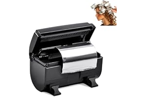 AGATIGE Dispensador De Papel De Aluminio, Asistente De Papel Que Ahorra Tiempo Herramienta De Corte Resistente A Altas Temperaturas Papel Permanente Peluqueria Para Papel De Aluminio, Láminas Para El Cabello