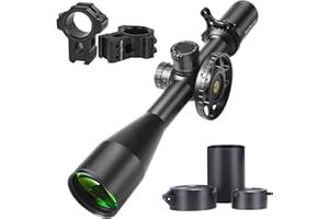 WestHunter Optics HD GEN2 6-24x50 FFP Precision Competition Riflescope, 30 mm Tube First Focal Plane Etched Glass Reticle Tactical 1/10 MIL Shooting Scopes | Zero Stop/Zero Reset