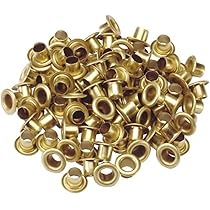 Aster 200 stuks oogjes en doorvoertules, 8,6 cm metalen doorvoertules gat met ringen, rond oogje voor stoffen kleding dekzeilen leer doe-het-zelf ambachtelijke gordijnen hoeden reparatie decoratie