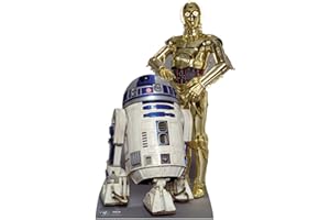 STAR CUTOUTS falksson SC480 Aufsteller aus Pappe Star Wars - The Droids in Lebensgröße 166 cm