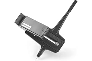 Compas à clipser transotype, à fixer sur les instruments d'écriture ou de découpe, compas à clipser noir, pour des cercles précis jusqu'à 24 cm de diamètre