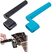Manivelle à Cordes Pour Guitare - Changement Rapide Des Cordes - Avec Extracteur De Broches Et 3 Médiators - Acoustique/Western