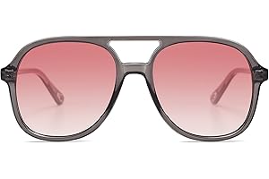 SOJOS Occhiali da Sole da Uomo Donna Polarizzati Vintage Rettangolari Quadrati Grandi Specchio Occhiali da Sole UV400 Protezione SJ2174