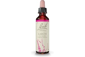 FLEURS DE BACH ORIGINAL - Larch No 19 - Pour plus de sûreté - Aide à être plus sûr de ses capacités - Élixir floral naturel pour le bien-être émotionnel - Compte-Gouttes 20ml - Vegan