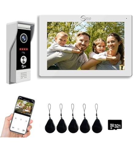 Videocitofono TUYA 7 Pollici Touch Screen 1080P - Con Visione Notturna E Rilevamento Movimento - Foto 11