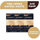 Davidoff Fine Aroma Espresso Kaps&uuml;l Kahve 3X10 Adet - Nespesso Uyumludur