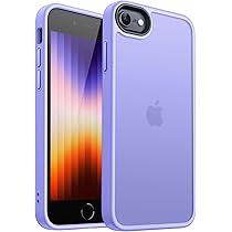 CANSHN Cover Magnetica Opaca per iPhone iPhone SE 3/2 (2022/2020), iPhone 8, iPhone 7, [Compatibile con MagSafe] Custodia Traslucida Opaca Protettiva Sottile Antiurto 4,7 Pollici - Blu Scuro