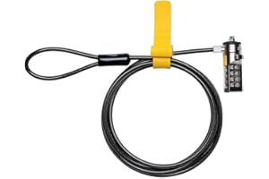 Kensington Câble de Sécurité à Combinaison Ultra pour Ordinateur Portable avec Verrou à Code, Verrou Robuste et Câble Résistant à la Découpe - 1,8 m de Long (K64675EU)