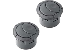 dberxolz Copertura per bocchetta di ventilazione interna del cruscotto 8200212480 compatibile con Renault Dacia Logan Sandero Duster Master 3 (8200212480 * 2)