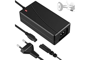 Cresbel Hoverboard Ladekabel für E-Scooter: 42V 2A 3 Polig Elektroroller-Ladegerät für Elektro Scooter, Power Netzteil Adapter für Balance Hoverboard, Self Balance Smart Elektroroller, EU Stecker