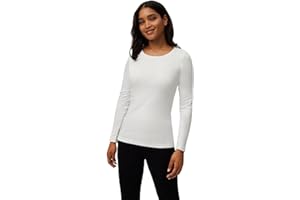 YSABEL MORA Camiseta Térmica Algodón Manga Larga Cuello Redondo Mujer - Confort y Calidez para Invierno - Interior Acolchado Suave - Ideal para Días Fríos - Calidad y Estilo Combinados