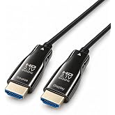 PrimeX PX-FBRHD5 HDMI 2.1 Aktif Fiber Optik Kablo 5 Metre, 8K 60Hz 4K 120Hz 1080p 240Hz, 48Gbps eARC Dynamic HDR VRR ALLM Des