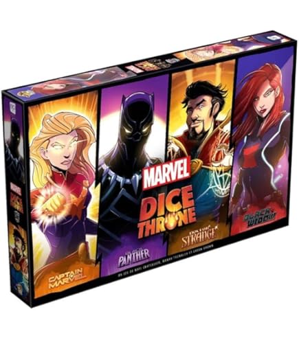 Comprar Marvel Dice Throne: Bruja Escarlata, Thor, Loki, Spider-Man - juego de c