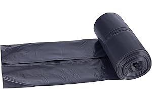 ‎DONAU DONAU ECO 22021432-05 Müllbeutel 120 l Stark / 10 Müllbeutel/ 1 Rollen/Müllsack Mülltüte Abfallsäcke/Blauer Engel zertifiziert/ 100% Recycling Material (LDPE)/ Schwarz