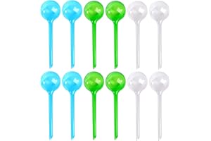 YSDYY 12 Plastikowa Automatyczna Woda Kwiatowa, Kreatywne Leczenie Piłki Roślin, Przezroczysta I Widoczna, Wielokrotnego Użytku, Nadaje się do Wewnętrznego I Zewnętrznego Ogrodu.