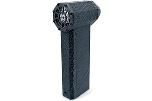 Carpango Pocket Jetfan Mini Turbo Jet Fan 110000 RPM Turbo Ventilatore Violento con Luce LED Ventilatore Personale Ricaricabile