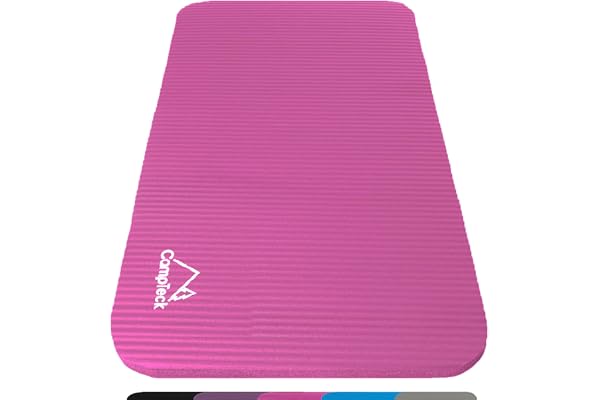 CampTeck Yogamatta knä mjukt halkfritt skum knädyna för träning, gymnastik, träning, gym, pilates etc