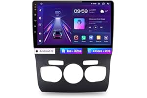 TYCRALI V1 Plus Autoradio pour Citroen C4 2 B7 2013-2016 sans Fil GPS CarPlay Android Auto systèmes intelligents Auto Lecteur multimédia de Voiture 2 din 2din DVD (1G32G Mirror Link)