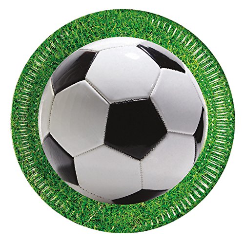 Procos 10110948B – Partyset Fußball, Größe S, 53 teilig - 2