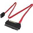 BLLNDX SFF-8482 to SATA Cable SAS Hard Disk Connected to Motherboard SATA Port Adapter Wire15PIN Power Port