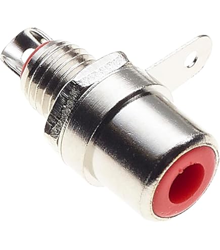 30 Prises Femelles RCA - Connecteurs Panneau Audio Rouge/noir
