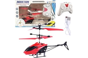 WFKKMEQ RC Helicopter Toy, Remote Control Helicopters for Kids Aircraft Model Toys Helicopters with Light Altitude Hold Helicopter Toy Radio Controlled Aircraft RC Flying Toys Gift for Birthday, Christmas