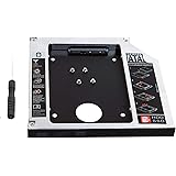 rts 9.5 mm Universal SATA to SATA 2nd SSD HDD Drive Caddy Tray Enclosure for HP DELL Lenovo ACER Gateway ASUS Sony Samsung MS