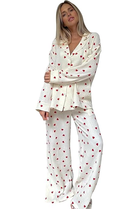 Pyjama Femme Sexy Ekouaer - Ensemble Dentelle Et Short - Col En V - Taille S-XXL