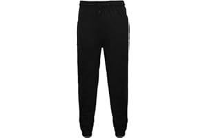 LIZZIE JACOBS New Mens Elasticated Hem Fleece Jogging Bottoms Super Soft Warm Cosy Plain Jog Pants Joggers with Zip Pockets Fleece Gym Sports Casual Trousers
