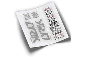 PEGATINEA Stickers Fourche ROCKSHOX Lyrik Select Plus 2021 Vinyle WP371 Argent