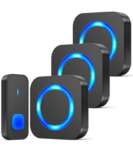 Mrs. Jones Draadloze deurbel bereik 300 m led-display 55 melodieën en 5 volumes