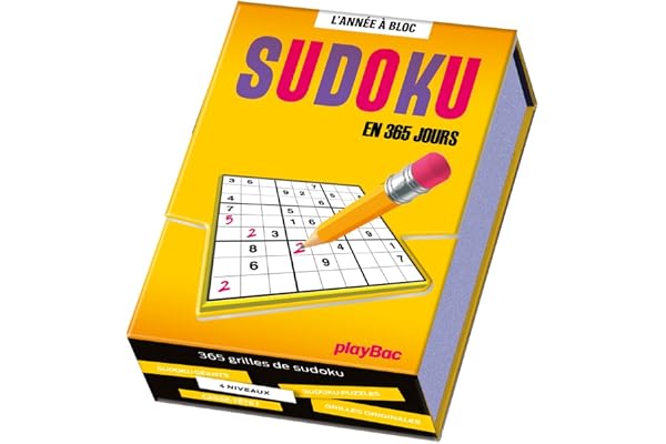 Calendrier 365 jours de SudoKu - L'année à bloc