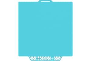 BIQU CryoGrip Pro Glacier Panda Plaque de construction pour imprimante 3D Bambu-Lab P1S P1P X1C X1E A1, feuille en acier à ressort fine texturée double face, adhérence ferme, 257 x 257 mm, 1 pièce