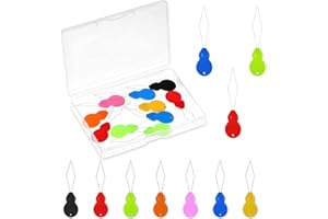 AHQiZFX 10 Stk Nadeleinfädler,Einfädelhilfe,Kunststoff Nähnadeln Einfädler,Handmaschine Nähen Einfädler Werkzeug,Einfädelhilfe Nähmaschinen-Einfädler,Nadelöhr Einfädle,für Nadelöhr Hand Nähen Werkzeug
